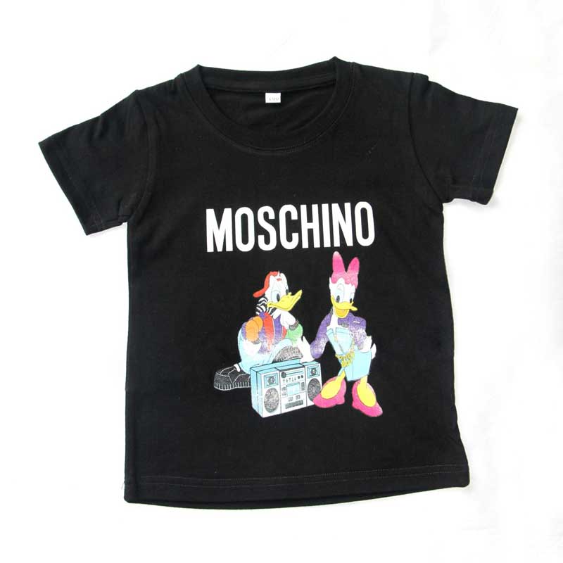 Moschino T-shirt Cartoon T-shirt Short Sleeve Couple