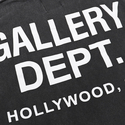 Gallery Dept T-shitrs Vintage Printed Letter Short Sleeve T-shirt