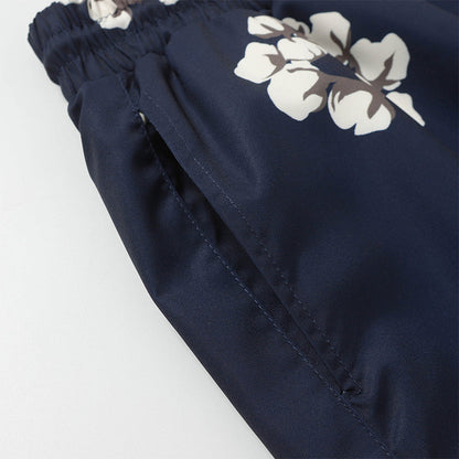 Denim Tears Shorts Yellow flower woven