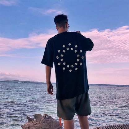 Askyurself T-shirts Short Sleeve Men and Women Couple T-shirt Half