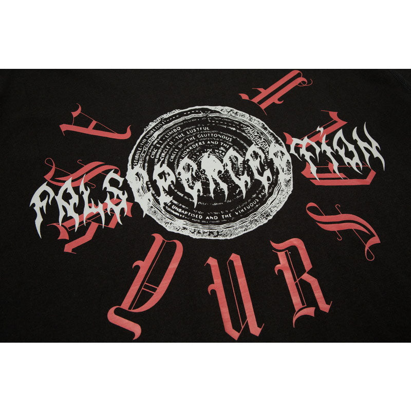 Askyurself T-shirts Sanskrit Circle Printing inside-out Wear Design Loose Couple