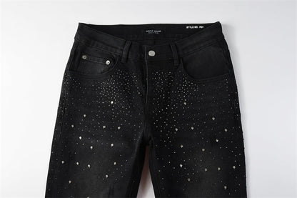 PURPLE  Fashion Jeans 9130