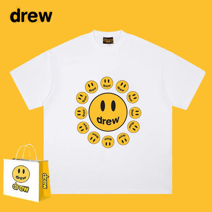 Drew T-shirts Cotton Short Sleeve Loose