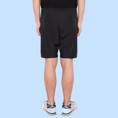 Palm Angels Shorts Angel Letter Print Loose Cropped Pants for Men and Women