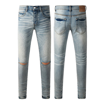 PURPLE  Fashion Jeans 9119
