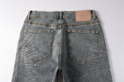 PURPLE  Fashion Jeans 5093